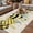 Yellow Black, variant on Spring Bee Love Outdoor Rug for Patio/Deck/Porch, Non-Slip Large Area Rug 5 x 8 Ft, Yellow Daisy Eucalyptus Leaves Rustic Indoor Outdoor Rugs Washable Area Rugs, Reversible Camping Rug Carpet Runner