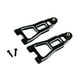thumbnail image 2 of 2 piezas de brazo inferior delantero y trasero a escala 1/12, piezas de actualización para coche RC, alta resistencia y fácil de instalar. Plateado negro, 2 of 9