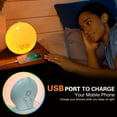 thumbnail image 3 of Sunrise Alarm Clock Wake Up Light for Heavy Sleepers, Upgrade Full Screen Daylight Alarm Clock with Sunrise and Sunset Simulation, Dual Alarm, Snooze, Sleep Aid, FM Radio,17 Colors, 10 Natural Sounds, 3 of 11