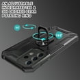 thumbnail image 4 of TECH CIRCLE Rugged Cool Case for Samsung Galaxy A73 5G 6.7" 2022 - Protective Hard Shell Case [Built-in Sturdy Kickstand / Phone Ring Holder] Compatible with Magnetic Car Mount Phone Cover, Black, 4 of 8