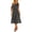 Black 07, variant on One Shoulder Polka Dot Midi Dress, Tie Strap Off Shoulder Flowy Chiffon Long Dress, Summer Casual Party Vacation Dress Easter Dress