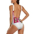 thumbnail image 3 of The Powerpuff Girls Womens Bathing Suits One Piece Swimsuits Cute Bikini Printed Swimwear Cover Up Dress S, 3 of 7