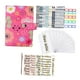 thumbnail image 4 of de carpeta de presupuesto A6, sistema de sobres de efectivo con 12 bolsillos de carpeta A6, carpeta de cuaderno PU para Rosado Soledad cuaderno de facturas, 4 of 9