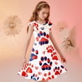thumbnail image 5 of Iyufng Girls Dresses Independence Day Printed Dresses, 5 of 8