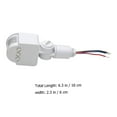 thumbnail image 2 of FRCOLOR motion light switch Smart Home Motion Sensor Light with Infrared Technology for Energy Saving Automatic Lighting Solutions White,6.3"X2.36"X2.05", 2 of 5