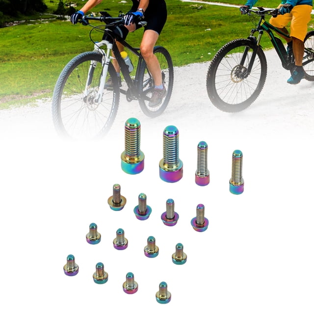 Ensemble de Vis de Levier de Frein pour Vélo de Montagne, Vis de Réglage de Levier de Frein en Alliage Ti avec Rondelles