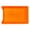 Orange, variant on Ageoie Plastic Fast Food Serving Tray, Colorful Rectangular Cafeteria Rectangular Serving Platter Grill Tray for Restaurant Coffee Home Party Supplies, Orange