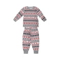 thumbnail image 2 of Qiylii Family Matching Christmas Sleepwear Set, Cute Cartoon Elk Print Costume, 2 of 7