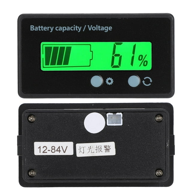Indicateur de Capacité de Batterie en Matériau PCB/HTN 12-84V, Affichage de la Tension, Écran LCD pour Batterie