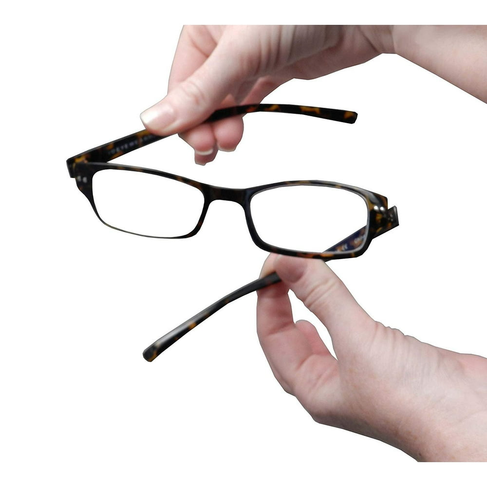 Spring Hinge Flexible Bendz Reading Glasses Rectangular Readers Men