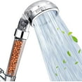 thumbnail image 1 of Cabezal de ducha, Filtración de filtro Ahorro de agua de alta presión Función de 3 modos Rociador de mano Cabezal de ducha para piel seca y cabello Namotu CQ649, 1 of 6