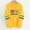 Shirts-886Yellow, variant on Graphic Sweatshirts for Women Comfy Soft Fleece Long Sleeve Cute Sweatshirts Casual Tops Peace Love Cupcake Print Striped Arms Lounge Wear
