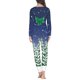 thumbnail image 4 of Pijama elegante de manga larga para mujer, ropa de dormir informal, conjunto de dos piezas, regalo de Navidad, Otoño e Invierno, 4 of 4
