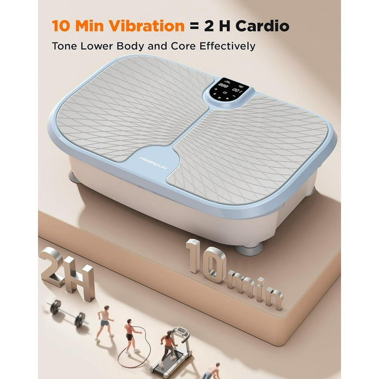 FEIERDUN Vibration Plate Exercise Machine, 400 LBS Capacity Vibration Plate for Lymphatic Drainage, Max Space for Whole-Body Workout & Relaxation at ... FEIERDUN Vibration Plate Exercise Machine, 400 LBS Capacity Vibration Plate for Lymphatic Drainage, Max Space for Whole-Body Workout & Relaxation at ...