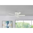 thumbnail image 2 of Home Decorators Collection Britton 52 in. Integrated LED Indoor Matte White Ceiling Fan with Light Kit and Remote Control, 2 of 2