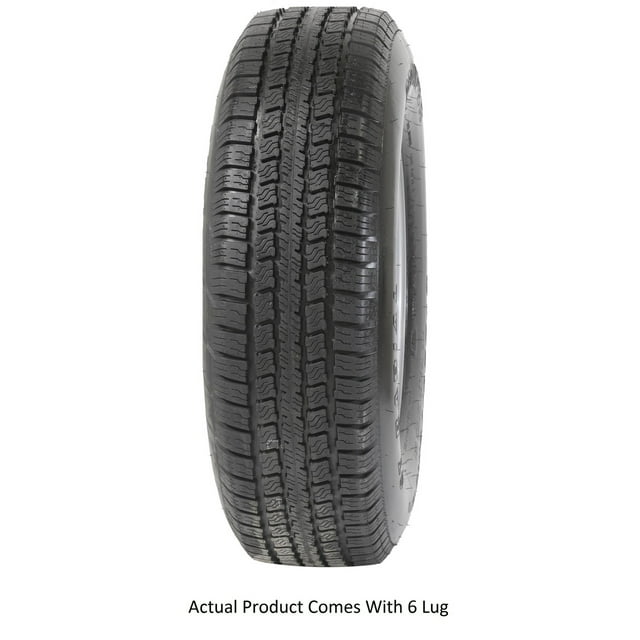 Taskmaster Tire/Wheel Assembly A225R645SMEM Tire/Wheel Assembly; Provider; 15 Inch Diameter x 6 Inch Width; 5 x 114.3 Millimeter/5 x 4.50 Inch Bolt Pattern; Modular; 2 Piece Welded Steel Construction