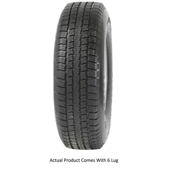 Taskmaster Tire/Wheel Assembly A225R645SMEM Tire/Wheel Assembly; Provider; 15 Inch Diameter x 6 Inch Width; 5 x 114.3 Millimeter/5 x 4.50 Inch Bolt Pattern; Modular; 2 Piece Welded Steel Construction