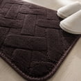 thumbnail image 7 of AuroraX Bathroom Rug Non Slip Backing Washable Brown Large Absorbent Quick Dry Bath Rugs for Bathroom Floor Bath Mat for Tub, 7 of 7