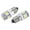 White, variant on Uxcell 5-Surface Mounted Devices 5050 24V 1W E10 Mini LED Bulbs Lights Yellow 4 Count