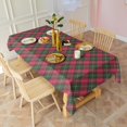 thumbnail image 3 of Red and Green Checkerboard Checkered Pattern Rectangle Tablecloth 60"x120",Waterproof Polyester Rectangle Table Cloth, Wipeable Spillproof Polyester Tablecloth for Dining, Camping, Indoor and Outdoor, 3 of 6