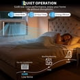 thumbnail image 5 of 18000 BTU Window Air Conditioner with Heat, Window AC Unit with WIFI Smart Controls, Remote, Dehumidifier, Fan, Reusable Filter, Work with Alexa & Google Assistant, Cools Up to 1000 Sq. Ft, 5 of 9