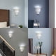 thumbnail image 4 of Luces LED de pared, lámpara de pared, aplique de pared, luz interior y exterior para dormitorio, escalera, tienda, sala de estar, oficina, porche, blanco cálido Adepaton GX-048-1, 4 of 6