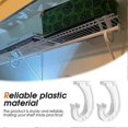thumbnail image 2 of 4Pcs Hanging Closet Rod Support,3/4 Closet Shelf Rod Holder, 2 of 5