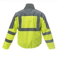 thumbnail image 2 of Cordova J121-M Reptyle Type R, Class III, Lime Windbreaker, Ripstop Polyester Fabric, Reflective Shoulders & Sleeves, Waist Pockets, Adjustable Hook & Loop Cuffs, Medium, 2 of 3