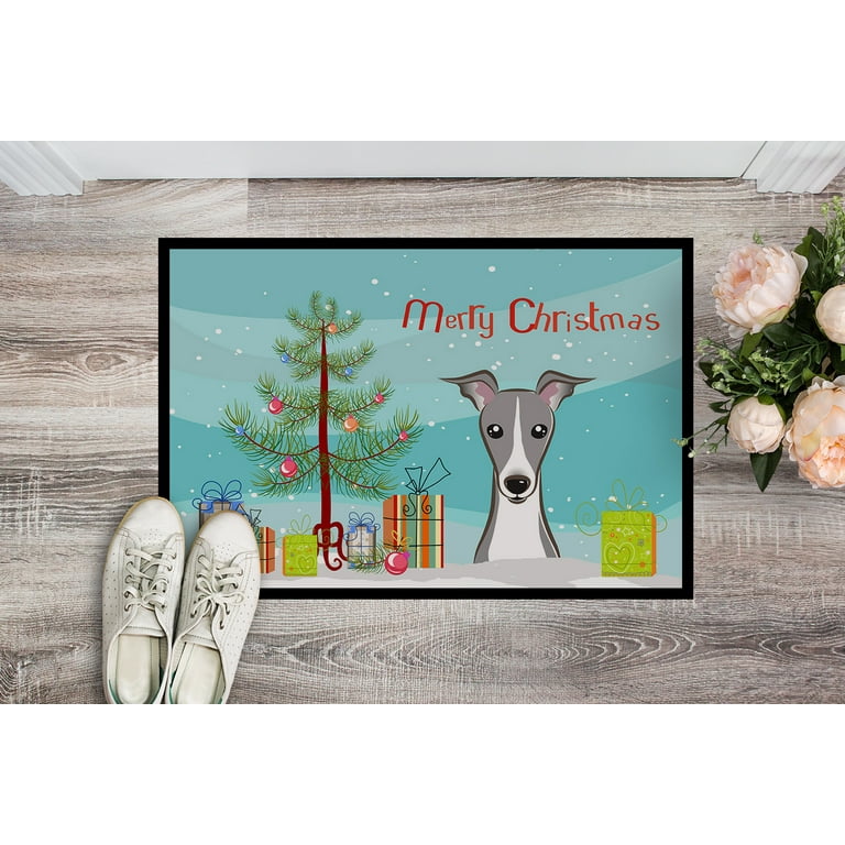 Caroline's Treasures BB1608MAT Christmas Tree and Italian