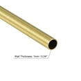 thumbnail image 3 of Uxcell Brass Tubing Seamless Straight Pipe Tube 9mm x 1mm x 200mm, 3 of 5