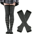 thumbnail image 2 of keepw Fashion Game Stylish Socks With Long Gloves Set Made With Polyester Easy To Wear grey and black 1Set, 2 of 6