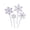 Clear-CL-home supplies, variant on LEFTHIGH Home 40 PC of Snowflake Flag Cocktail Sticks- Ice Picks- Fruit Stick Skewers- Snowflake Fruit Sticks- Dessert Picks- Drink Picks- Decorative Toothpick Skewers Christmas
