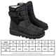 thumbnail image 3 of Botas para mujer para clima frío, impermeables, resistentes al viento, antideslizantes, regalos para madres amigas, 3 of 9
