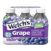 Welch's Grape Juice Drink, 10 fl oz On-the-Go Bottle (Pack of 6)