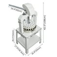thumbnail image 2 of 30PCS Commercial Manual Dough Divider Hand Press Dough Cutter Bakery Equipment, 2 of 16