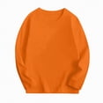 thumbnail image 4 of HCNTES Boys Long Sleeve Print Shirts Cute Crew Neck T-shirt Fall Casual Lightweight Pullover Tops(Orange,8-9 Years), 4 of 4
