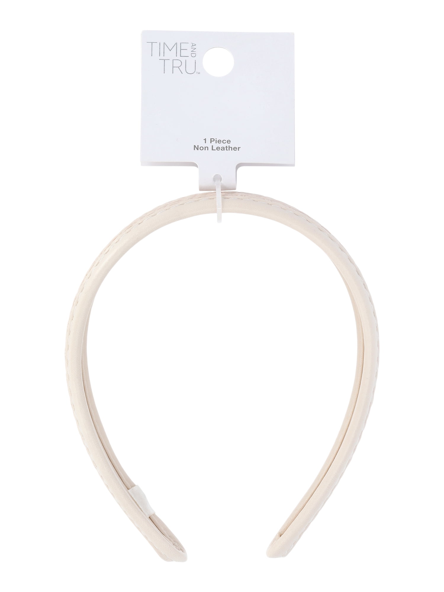 Time and Tru Women's Woven Faux Leather Headband