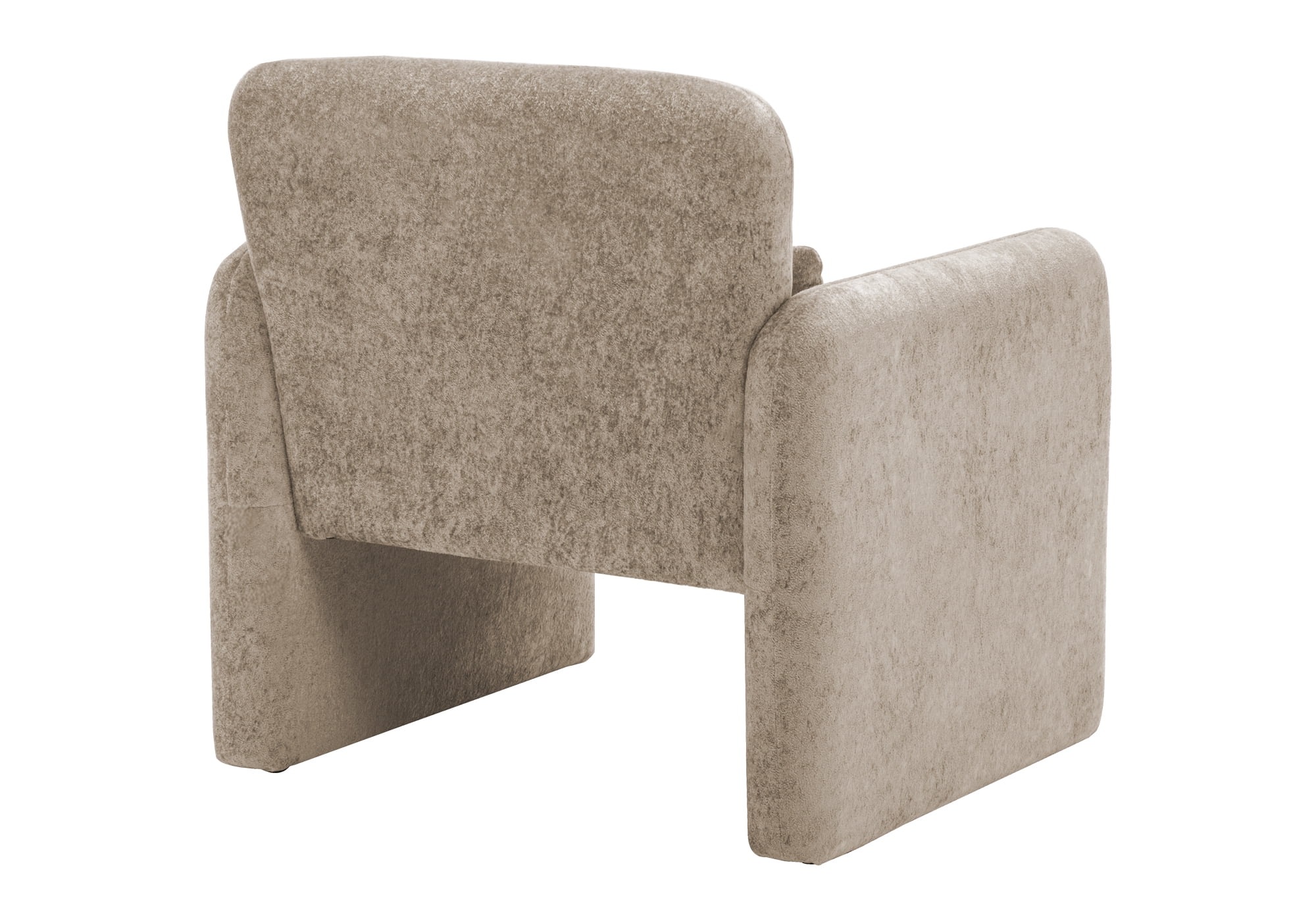 Monarch Specialties - I 8026 Accent Chair, 31"H, Upholstered, Bedroom, Light Brown Fabric