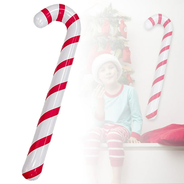 Inflatable Candy Canes Balloons For Christmas Candy Cane Decorations Large Pool Floats Outdoor Candy Canes Balloons For Candy Cane Christmas Decorations Tallest Inflatable Waterslide Inflatable Screen