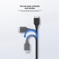 thumbnail image 2 of USB 3.0 Type A to USB3.0 Micro-B Male Data Cable Adapter Cord for External Hard Drive Disk HDD Super Speed Cable, 2 of 8