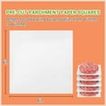 thumbnail image 3 of Cuadrados de papel pergamino para prensa de hamburguesas, juego de 100/200, papel antiadherente para hamburguesas de 6 x 6 / 7 x 7 pulgadas, para prensar hamburguesas, para hacer hamburguesas, para, 3 of 7