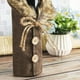 thumbnail image 3 of 6 Piezas Suéter Navideño Fundas para Botellas de Vino Ropa para Botellas de Vino a Cuadros Vestido de Lino para Botellas de Vino con Cuello de Piel Sintética y Diseño de Abrigo con Botones Bolsas para Botellas de Vino para Decoraciones de Fiesta de Navidad (Rojo + Gris) Rojo Verde RV011031-01355SDJ, 3 of 5