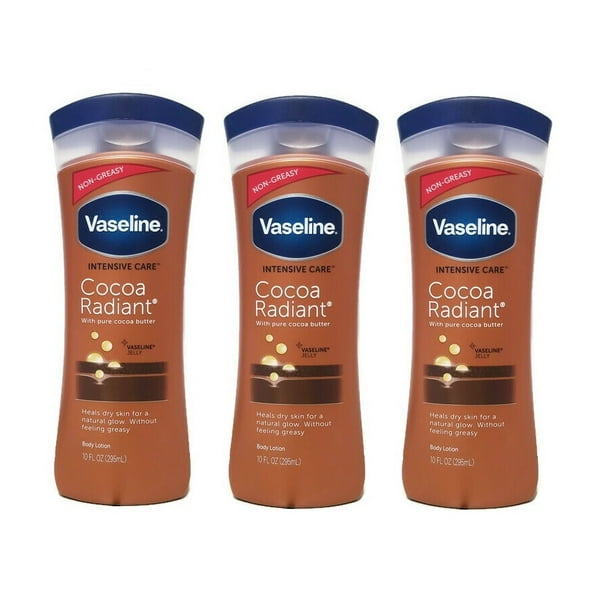 Vaseline Intensive Care Cocoa Radiant Butter Jelly Body Lotion Non