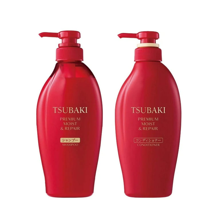 FUCESS Premium AR Shampoo 2本セット TSUBAKI Premium Cool Pump Pair Shampoo Treatment Set 490ml