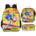 thumbnail image 1 of Rick And Morty School Bag Three-piece, Multi-size Backpack, Student School Bag, 1 of 3