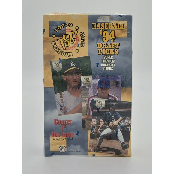 1994 Topps Stadium Club Draft Picks Baseball Card Hobby Box (24 Packs)