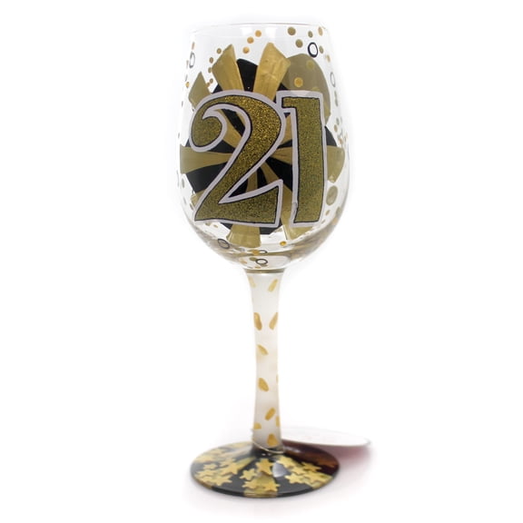 Lolita Glassware 21st Birthday Wine Glass #6000735