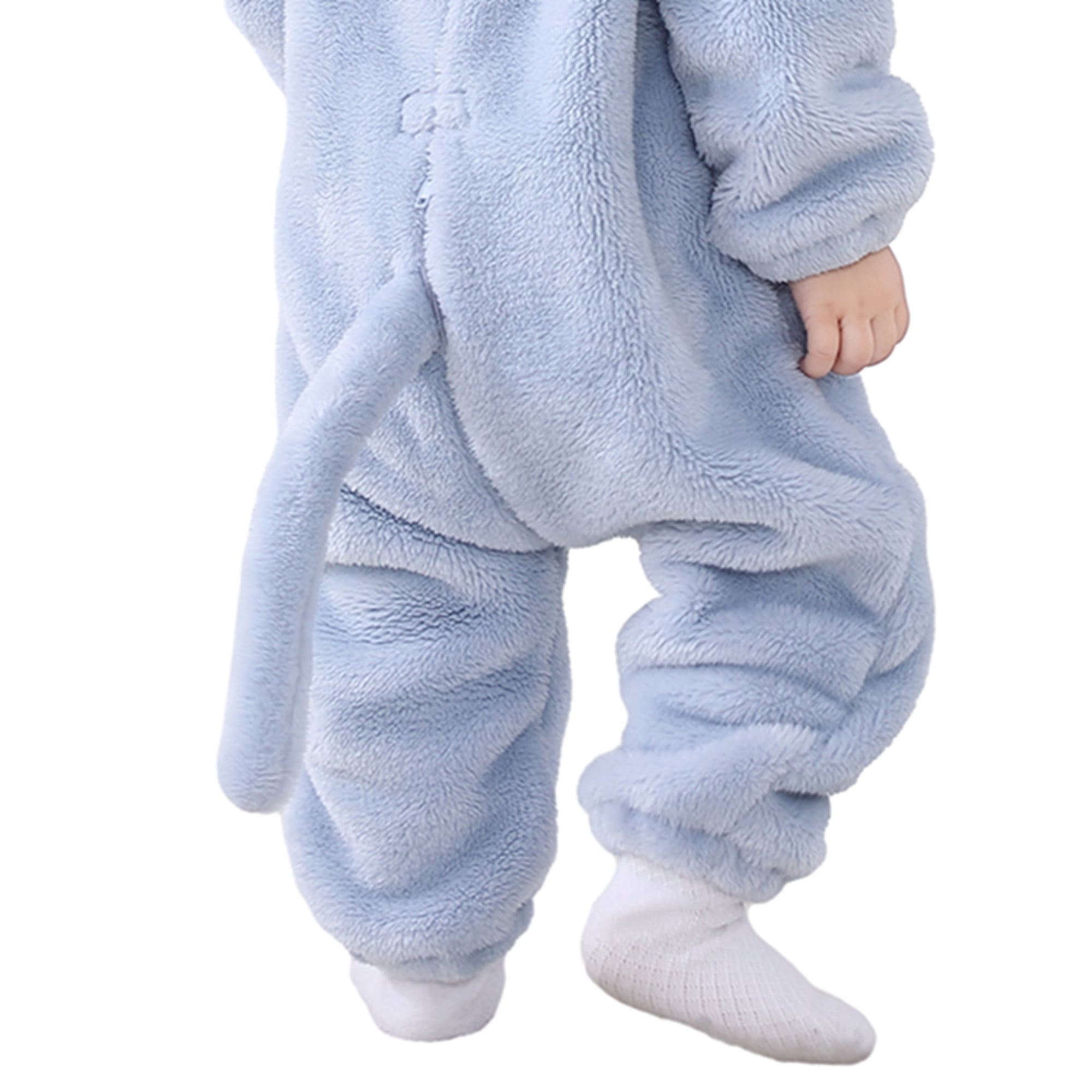 Elephant Onesie grey wondetful blue