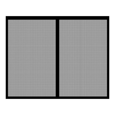 Fiberglass Garage Door Screen Garage Net Weighted Magnetic Bug Mesh 10 x 8 Feet