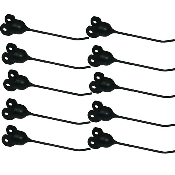 Ten (10) Rubber Baler Teeth Vermeer R-21 R-23 R-23A R-24A Replaces 2888001 96R5